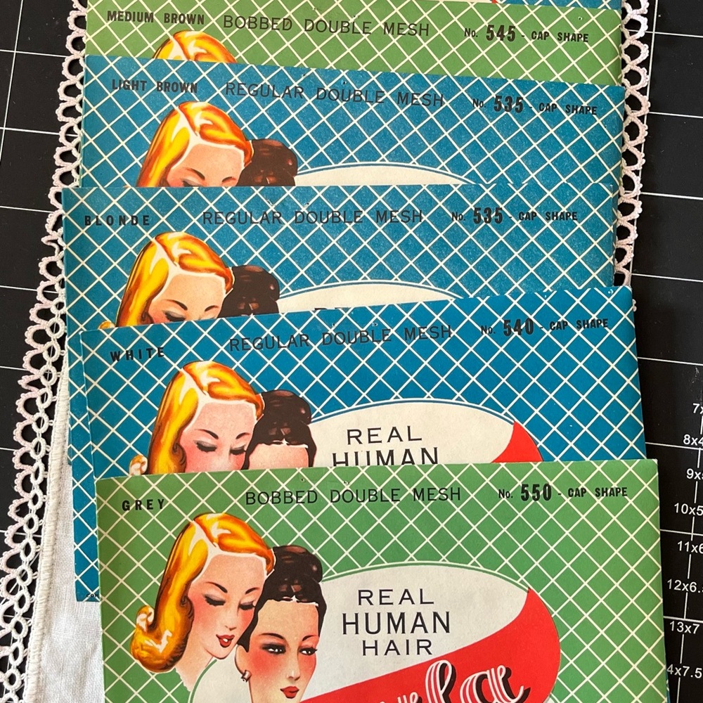 25 Vintage (1950’s) Gayla Hair Nets